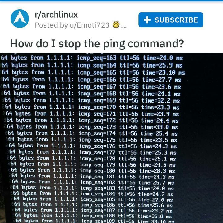 Question on /r/archlinux
